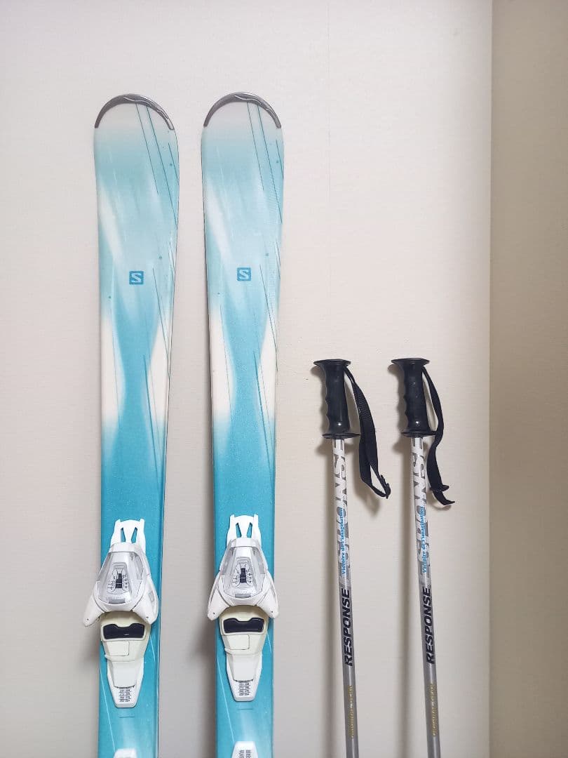 美品　SALOMON レディース スキーセット
