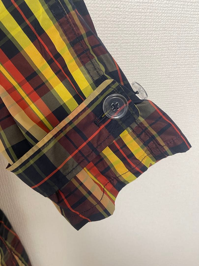 《BEAMS BOY》ボーイ　チェックメモリーコート ロングコート