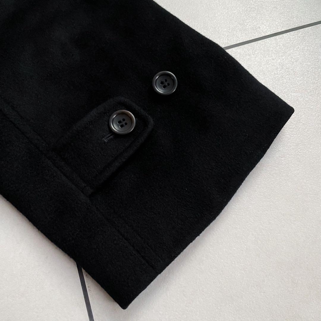 【ARMANI COLLEZIONI】ロング ウール ステンカラー コート