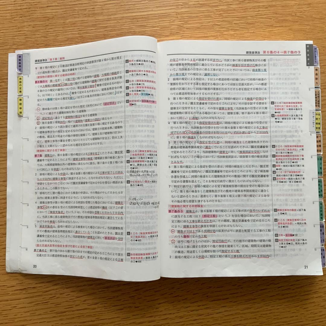 一級建築士学科試験　2024年(令和6年)テキスト・問題解説集・法令集ほか