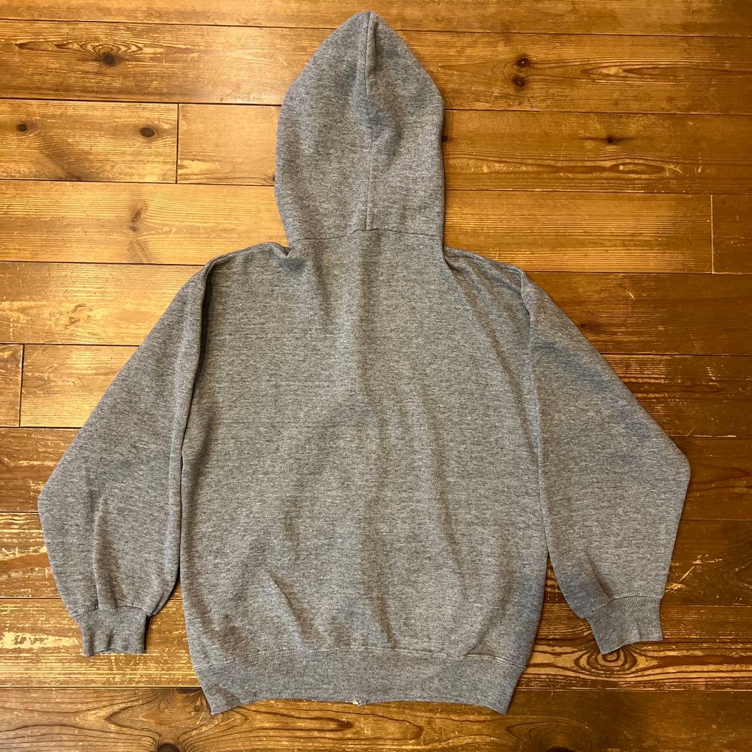 美品90s★ JERZEES アルミジップパーカー★USA製