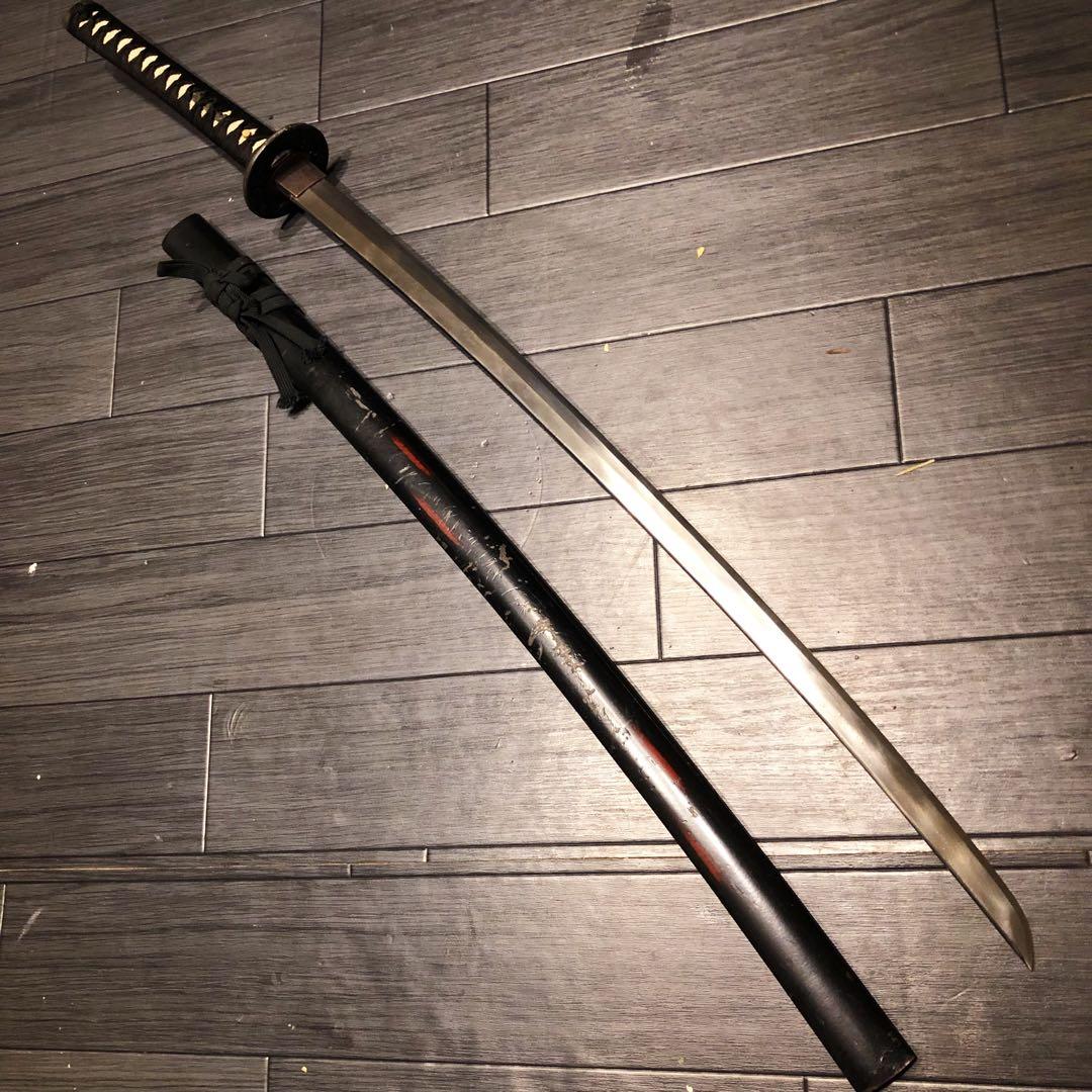 高級模造刀　土佐刀剣　本研波刃　亜鉛合金