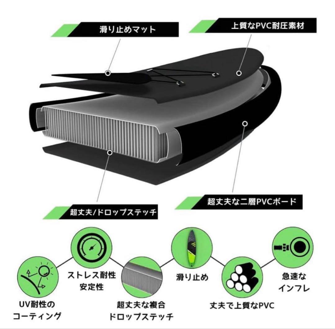 SUPボード スタンドアップパドルボード 長320cm 幅76cm 厚15cm