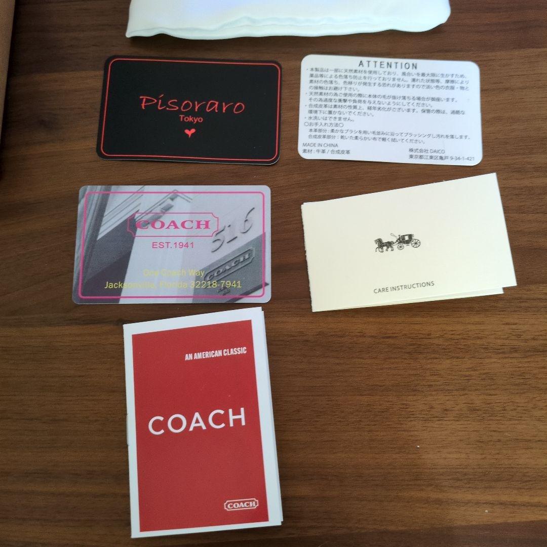 m*u様 COACH 花柄 二つ折り財布