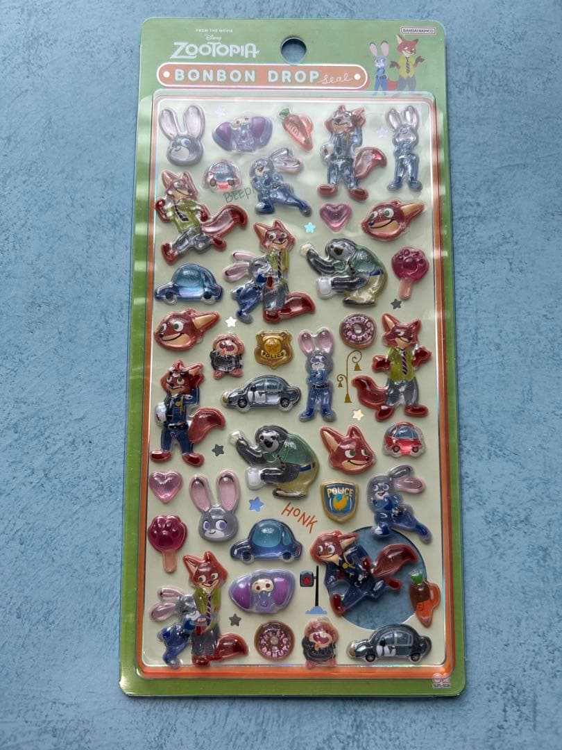 正規品 ボンボンドロップシール ディズニー ピクサー 4枚セット プリンセスなど