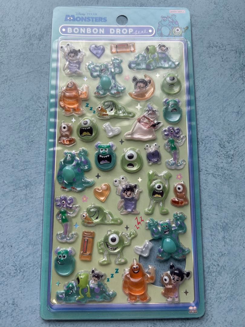 正規品 ボンボンドロップシール ディズニー ピクサー 4枚セット プリンセスなど