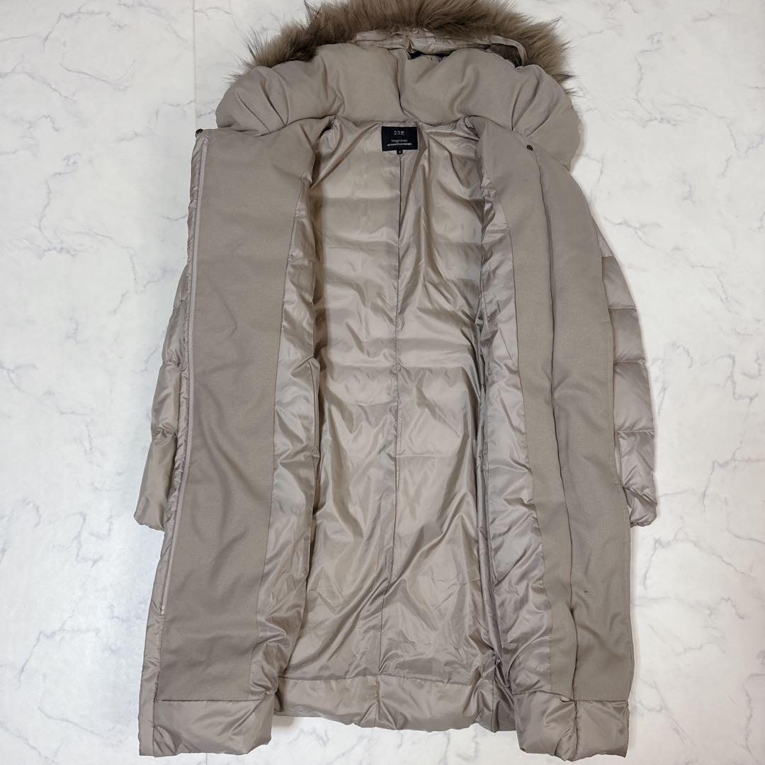 ✨美品✨23区 ダウンコート 2way ウォッシャブル 洗える ラクーンファー
