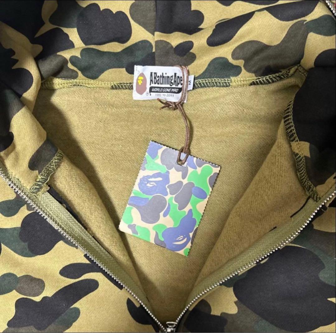 A Bathing Ape カモフラージュ シャークパーカー