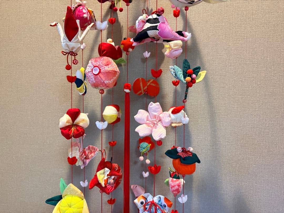 豪華つるし雛No.184・ひな祭り・桃の節句・さげもん吊るし飾り・初節句飾り
