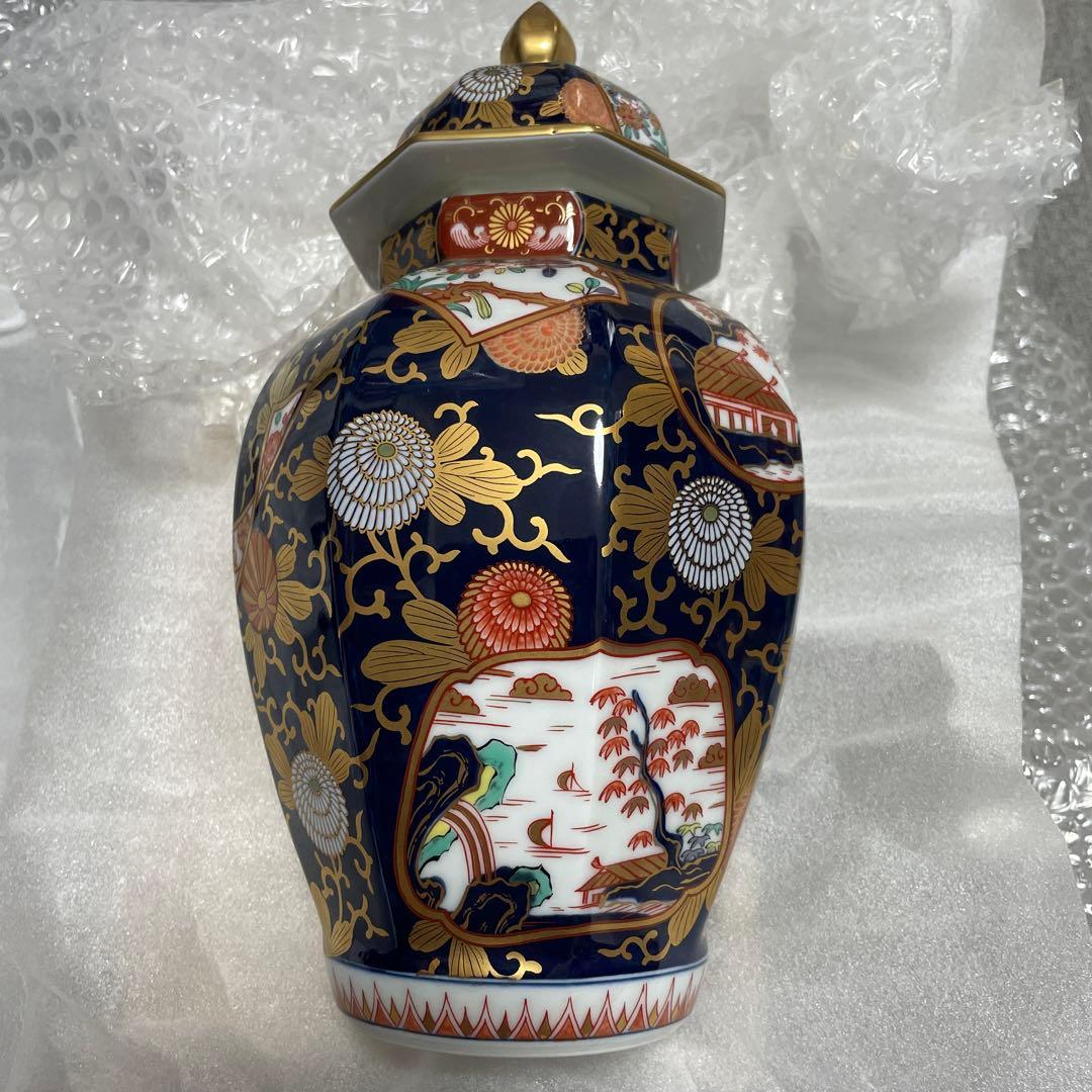 古伊万里　沈香壺　新品未使用品　琳派