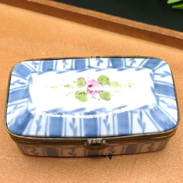 LIMOGES リモージュ トリンケットボックス 小物入れ 金彩