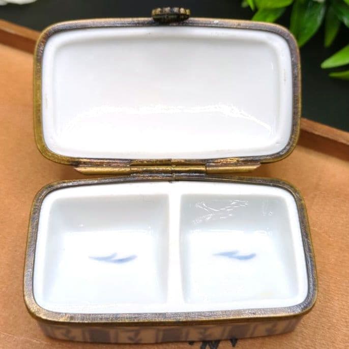 LIMOGES リモージュ トリンケットボックス 小物入れ 金彩