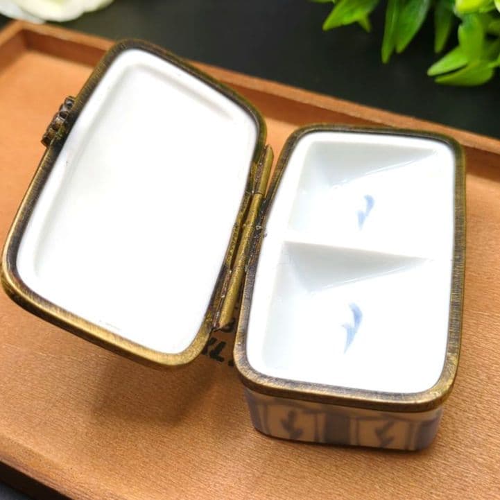 LIMOGES リモージュ トリンケットボックス 小物入れ 金彩