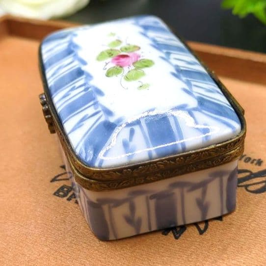 LIMOGES リモージュ トリンケットボックス 小物入れ 金彩