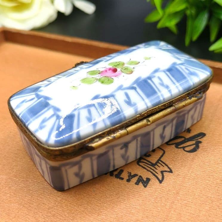 LIMOGES リモージュ トリンケットボックス 小物入れ 金彩