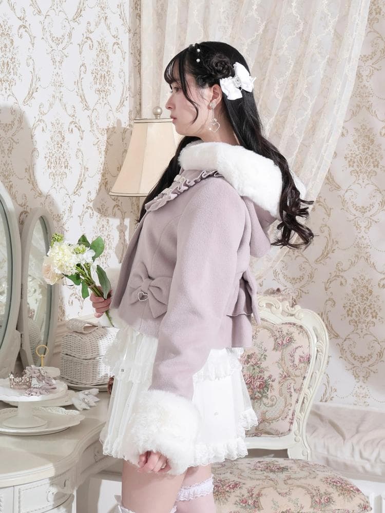 [NOEMIE]新品ヨークフリルドーリーショートコート
