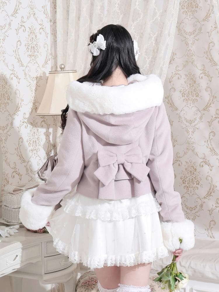 [NOEMIE]新品ヨークフリルドーリーショートコート