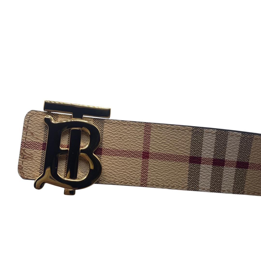 【穴あけパンチ】Burberry　バーバリー　　リバーシブル　96-106ｃｍ