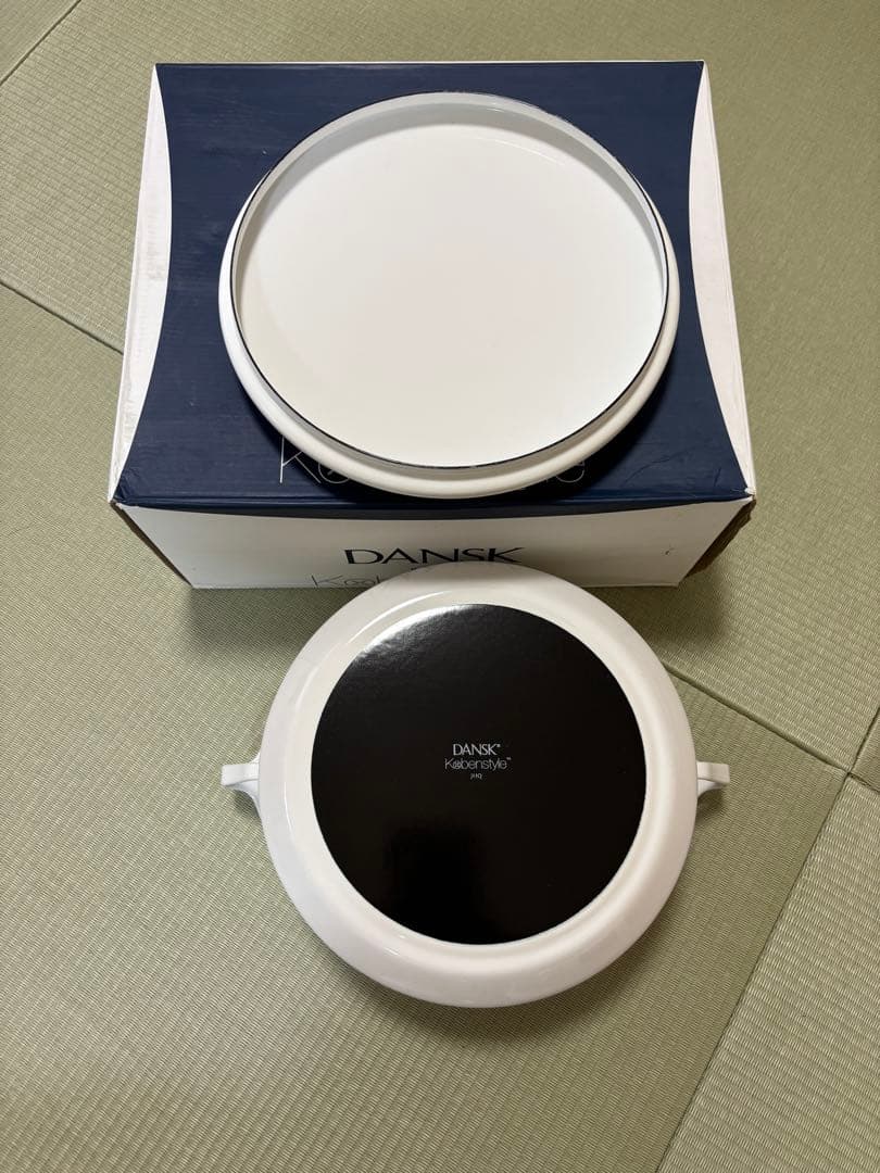 【新品未使用】DANSK ホーロー鍋 26cm 6Qt