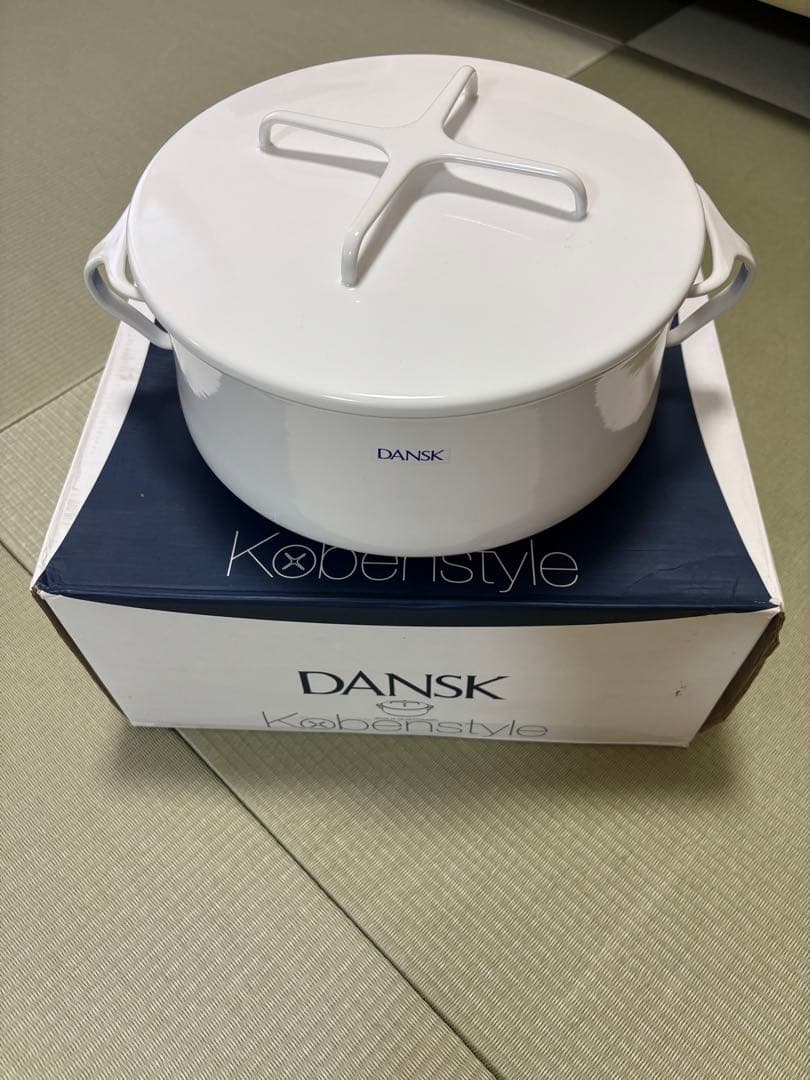 【新品未使用】DANSK ホーロー鍋 26cm 6Qt