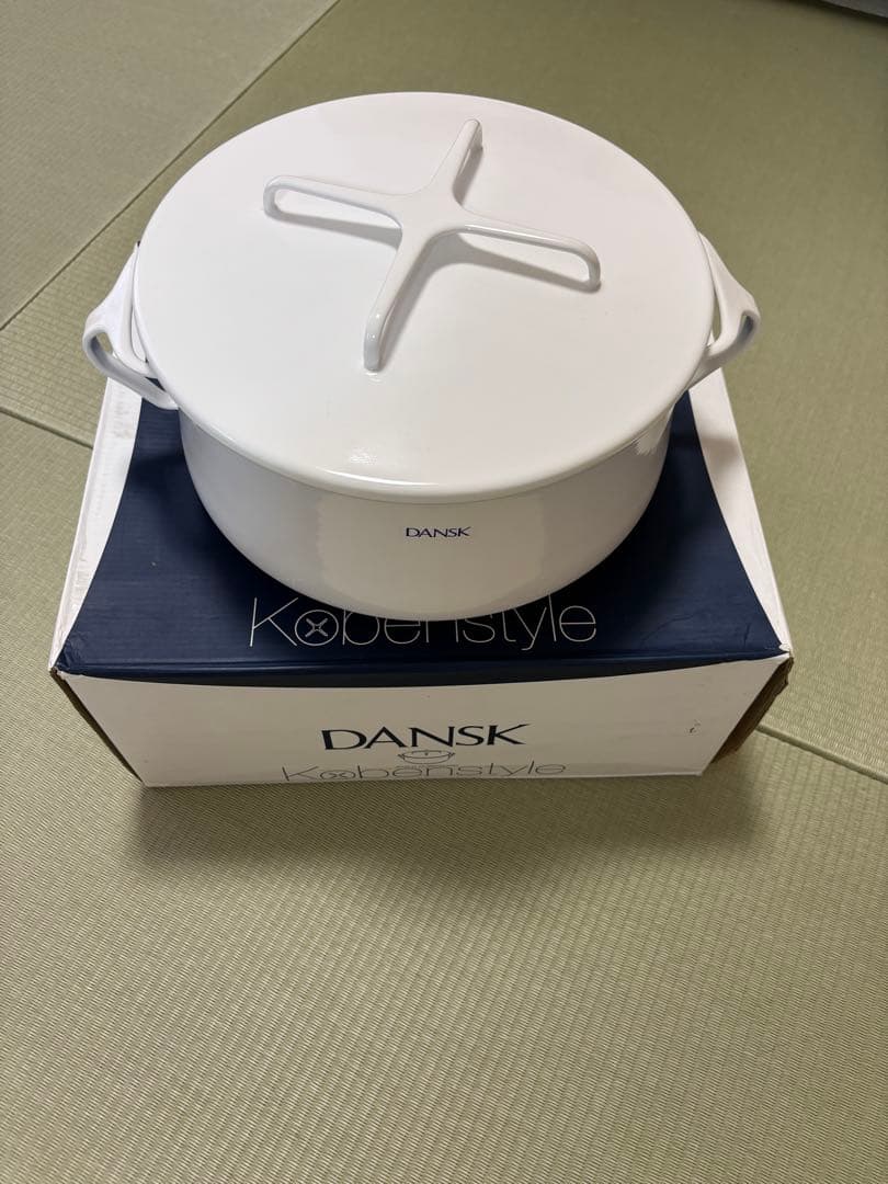 【新品未使用】DANSK ホーロー鍋 26cm 6Qt