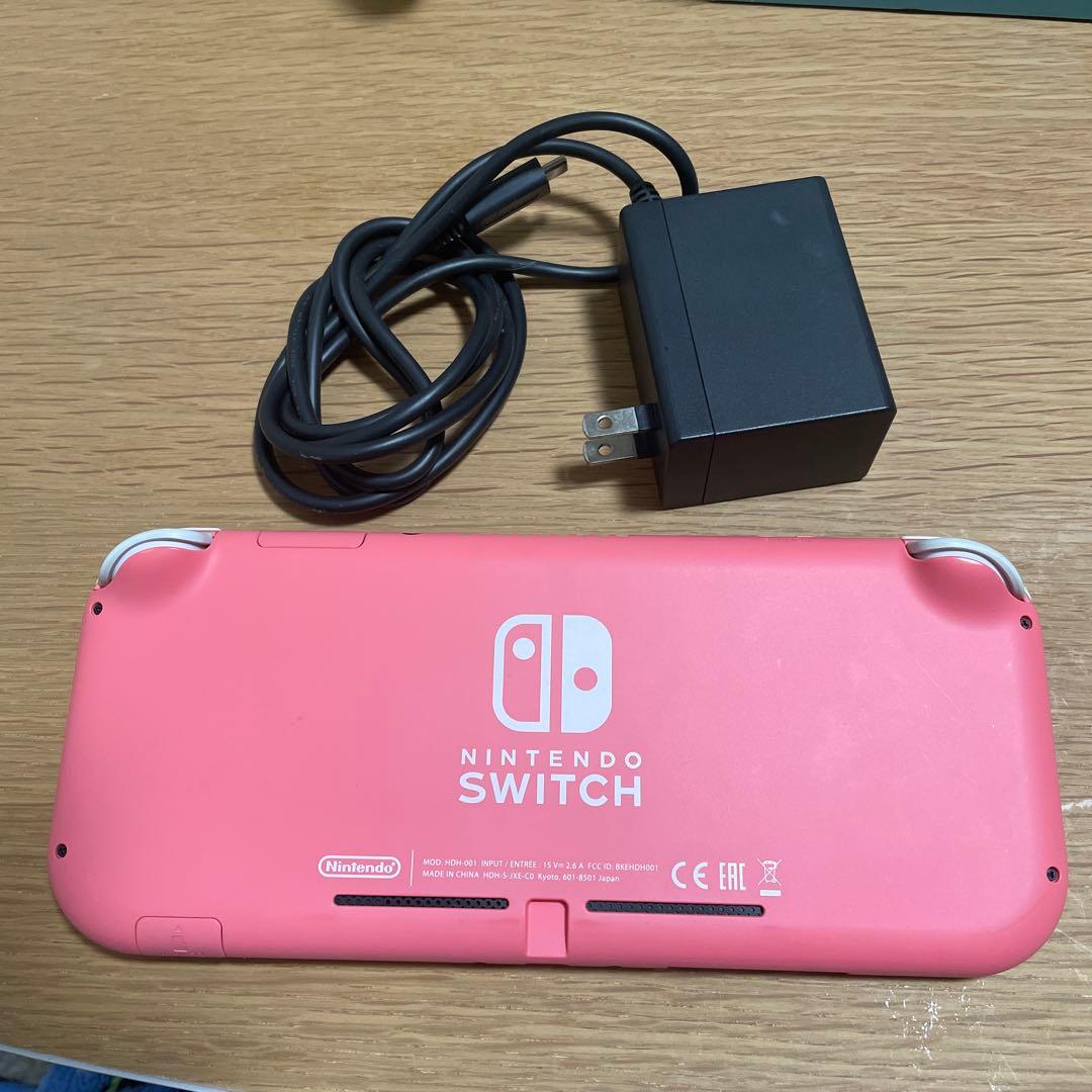 Nintendo Switch Lite ピンク 充電器付き