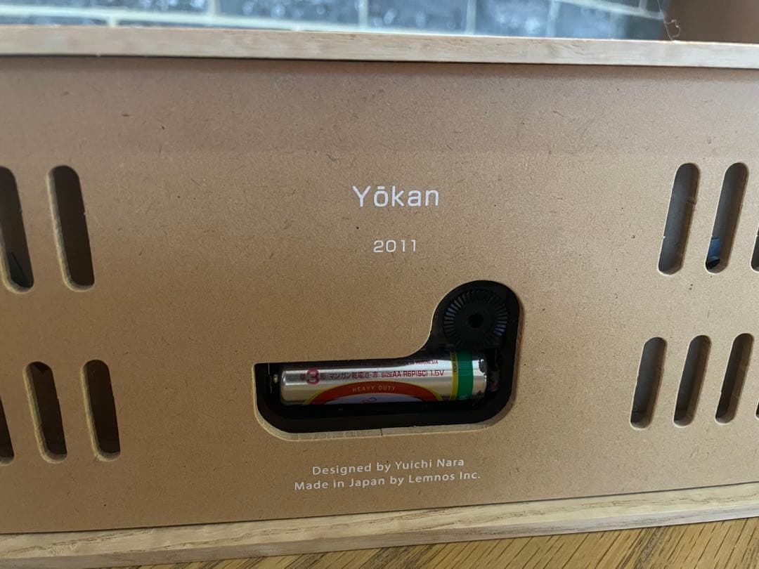 Lemnos レムノス 日本製 置時計 温度計 Yokan湿度計　ヨウカン