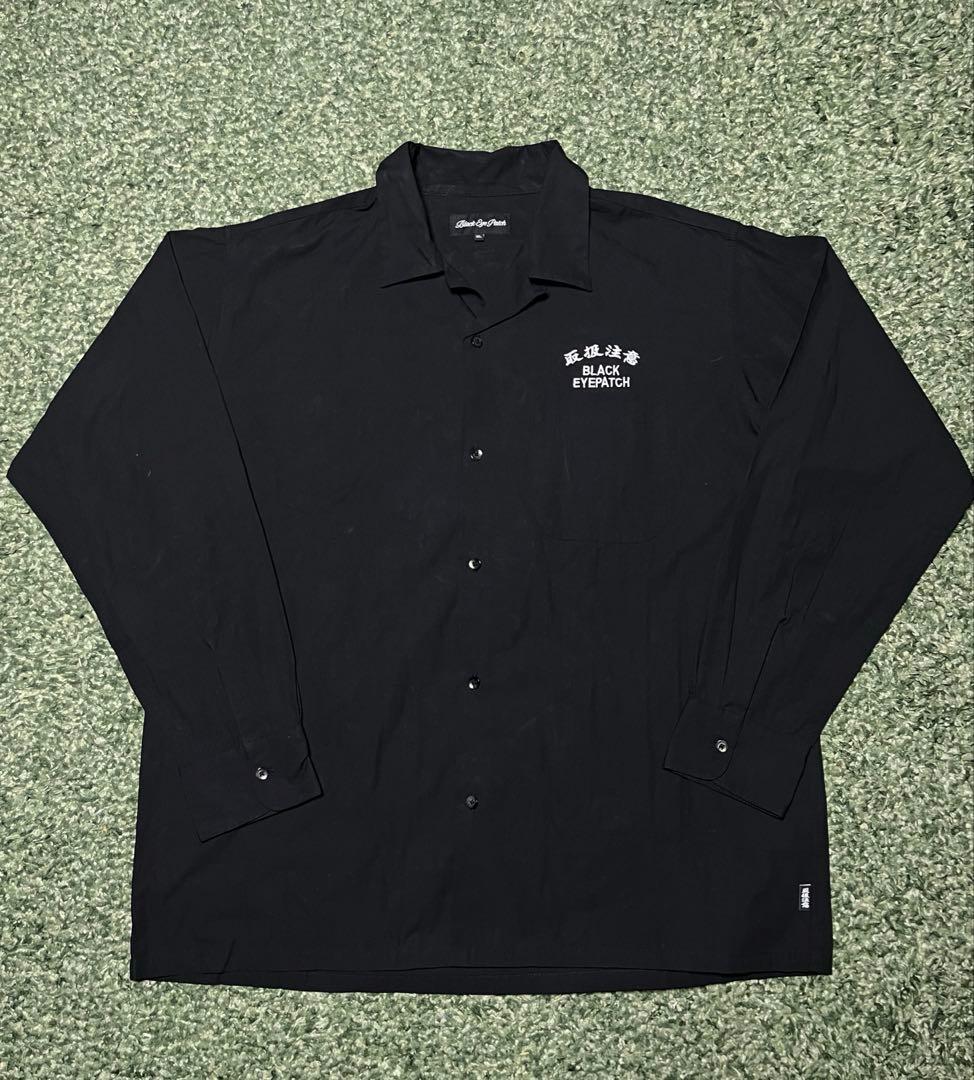 BLACK EYE PATCH ブラックアイパッチ　長袖シャツ　シャツ　XL