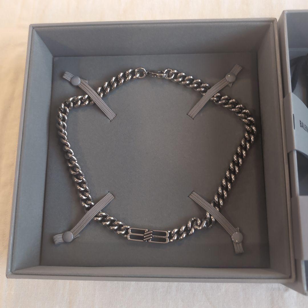 BB ICON グルメットネックレス　　BALENCIAGA チェーンネックレス