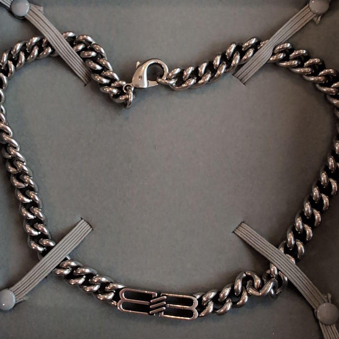 BB ICON グルメットネックレス　　BALENCIAGA チェーンネックレス