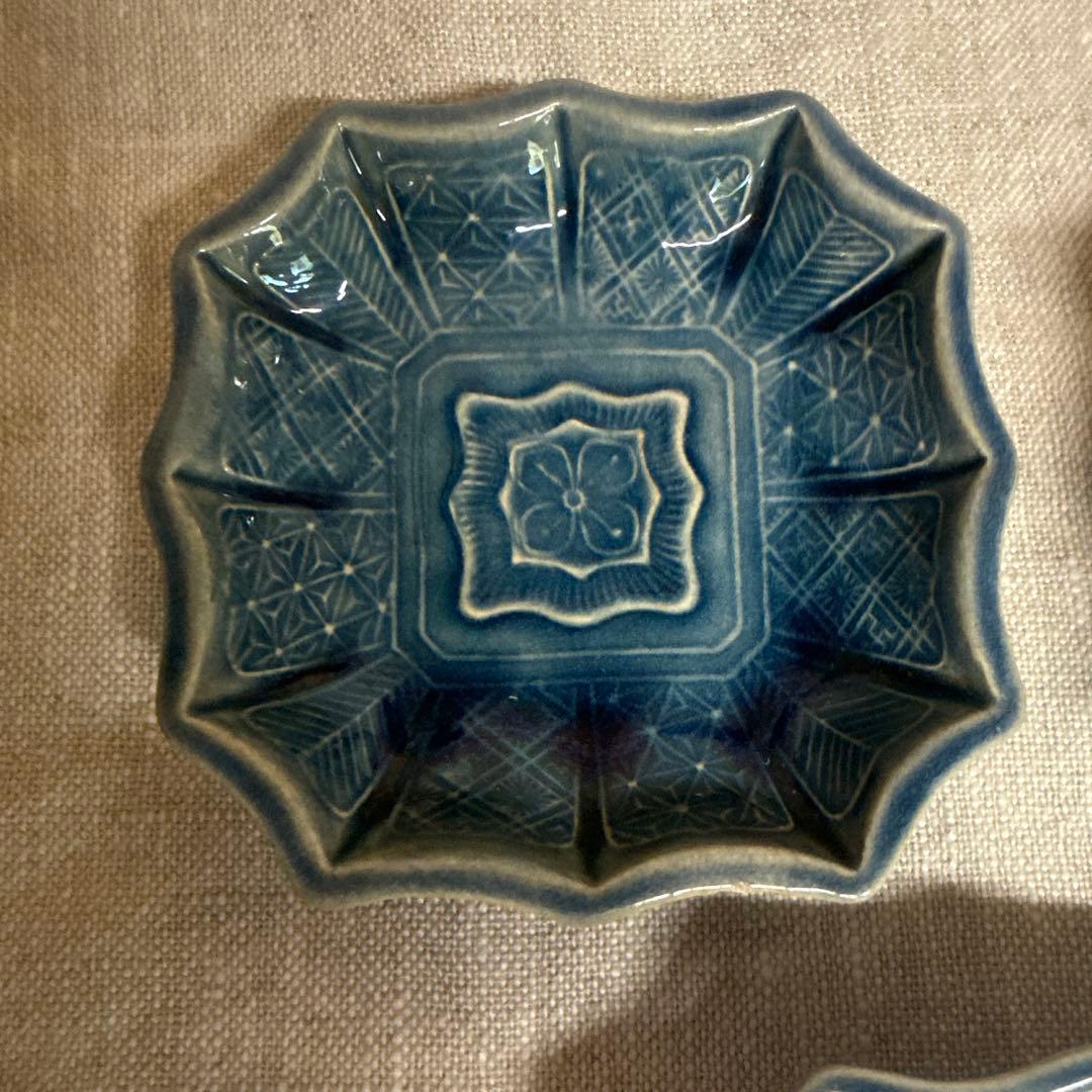 珉平焼　豆皿　３枚