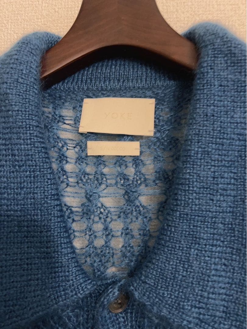 トップス yoke MOHAIR SILK MESH KNIT SHIRT sample