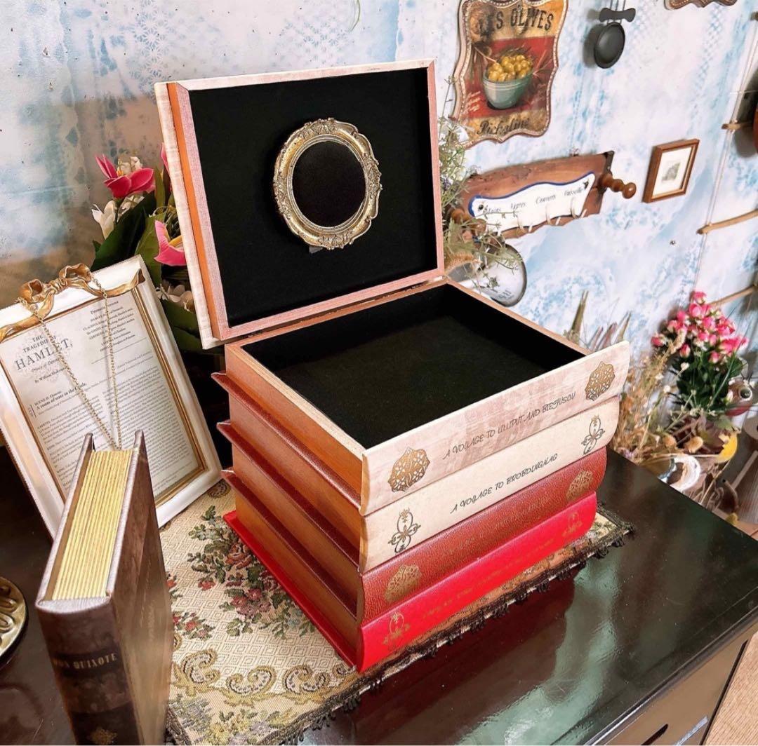 アンティークな部屋 Secret book（４段） アクセサリーボックス