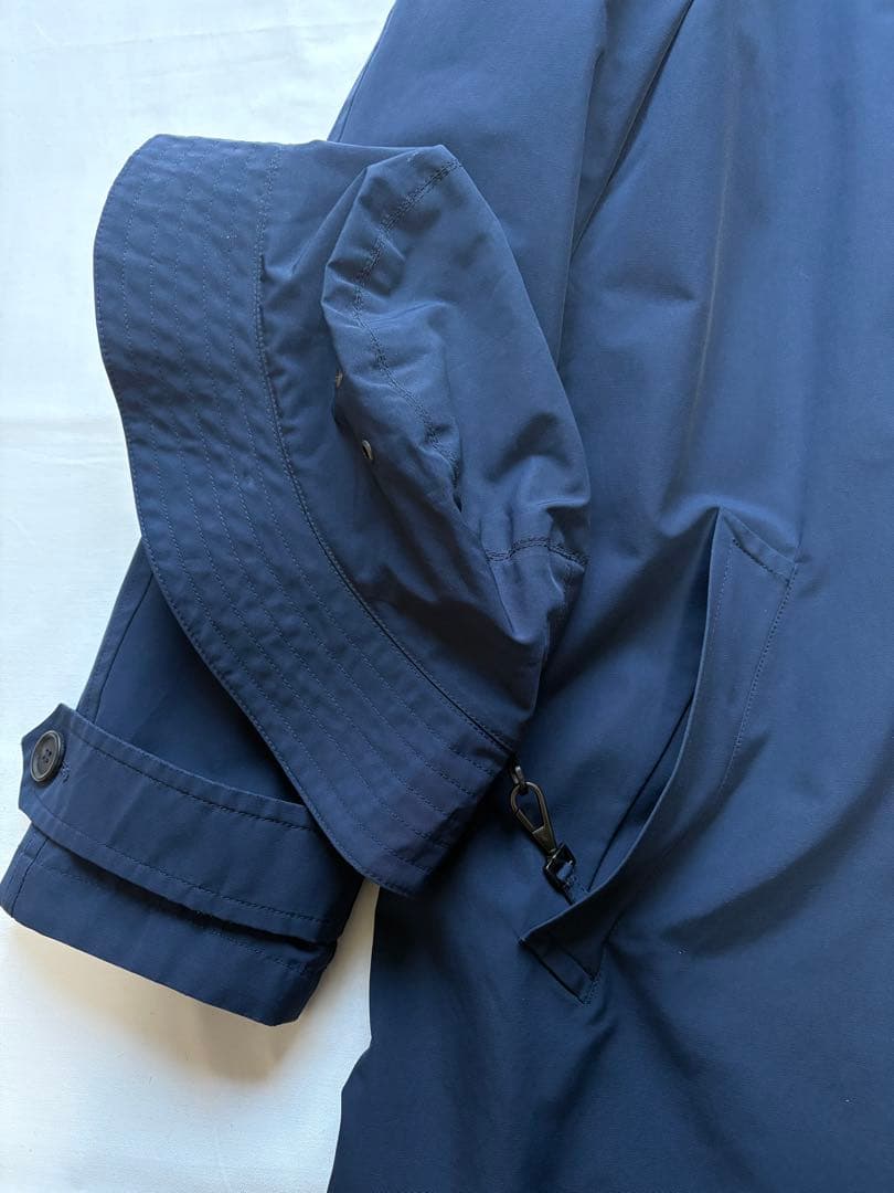 ジャケット・アウター prada nylon trench coat (46) navy