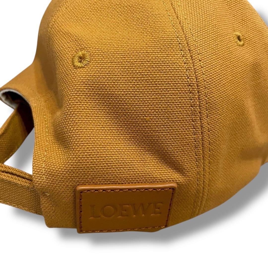 【新品】LOEWE ロエベ ベースボールキャップ コットン キャンバス 刺繍ロゴ