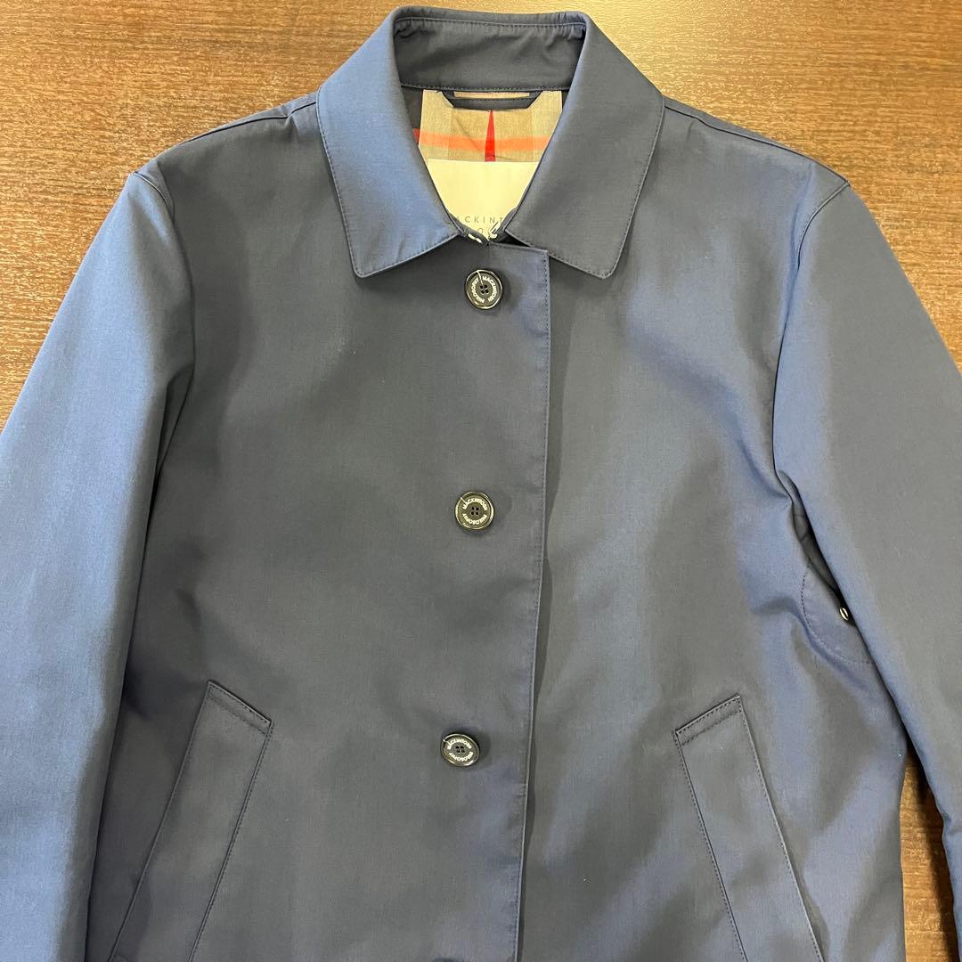 マッキントッシュ　ネイビー トレンチコート ステンカラーコート