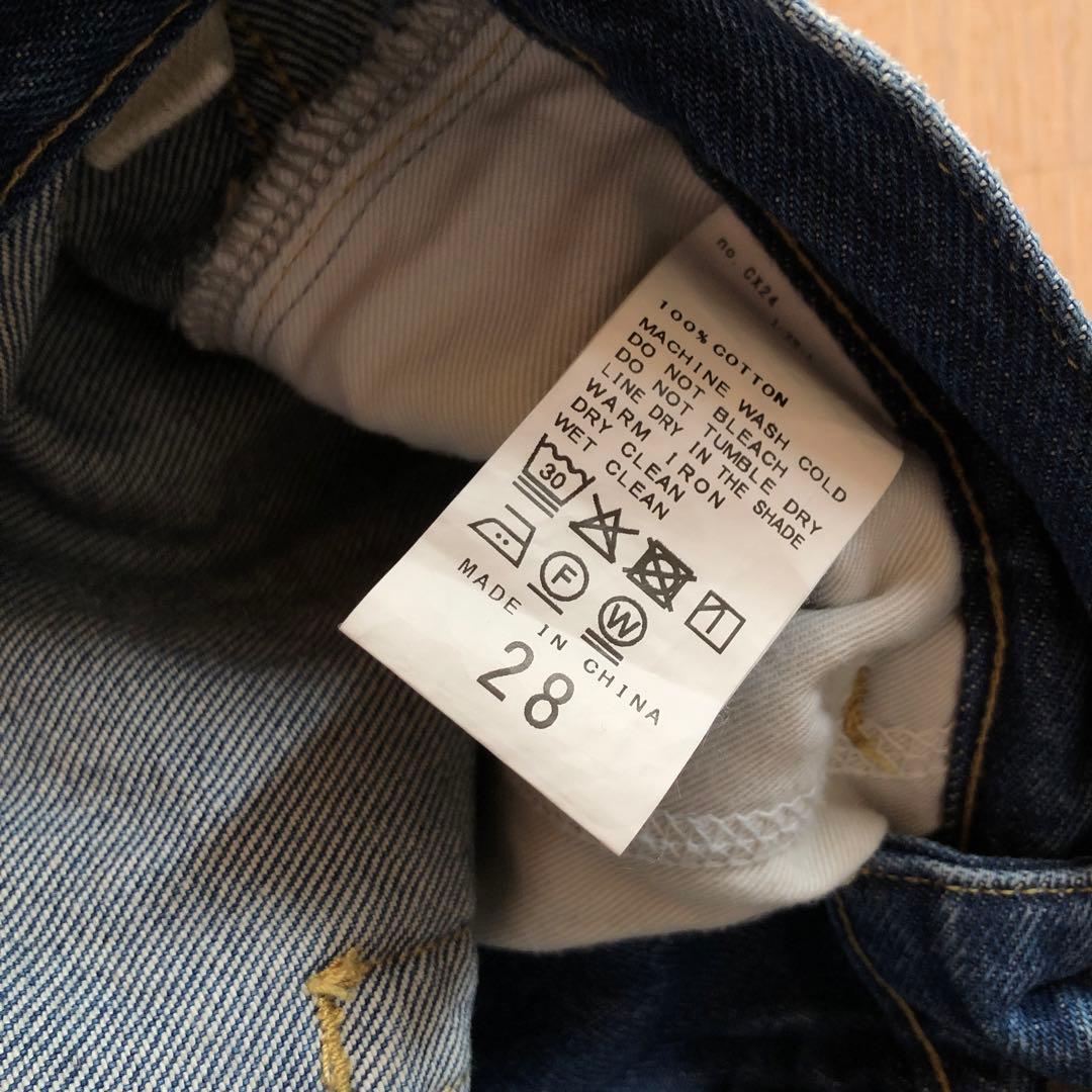 パンツ Spick&span 5 1/2 TUCKBARREL DENIM 28