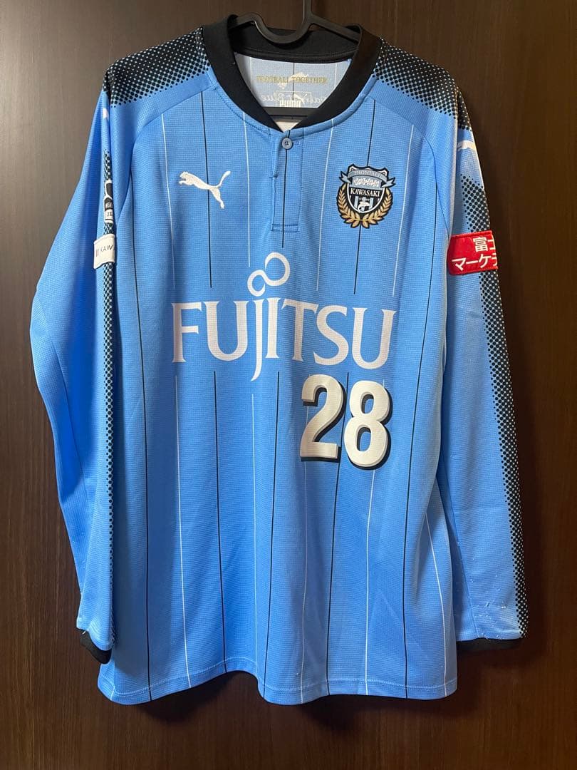 希少長袖 2017 川崎フロンターレ 板倉滉 直筆 ユニフォーム L サイズ