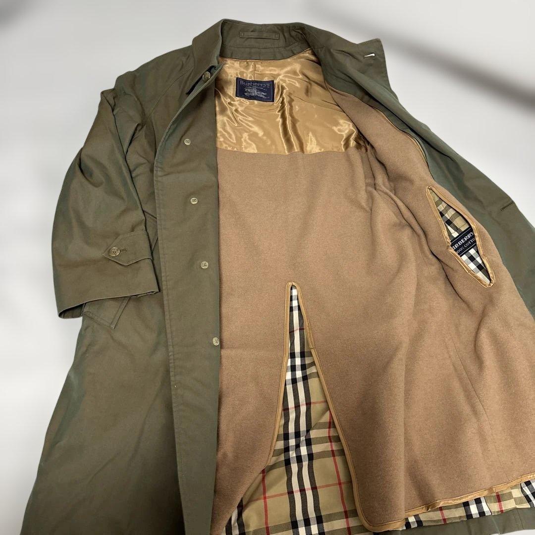 Burberry玉虫色 トレンチコート バーバリー裏地