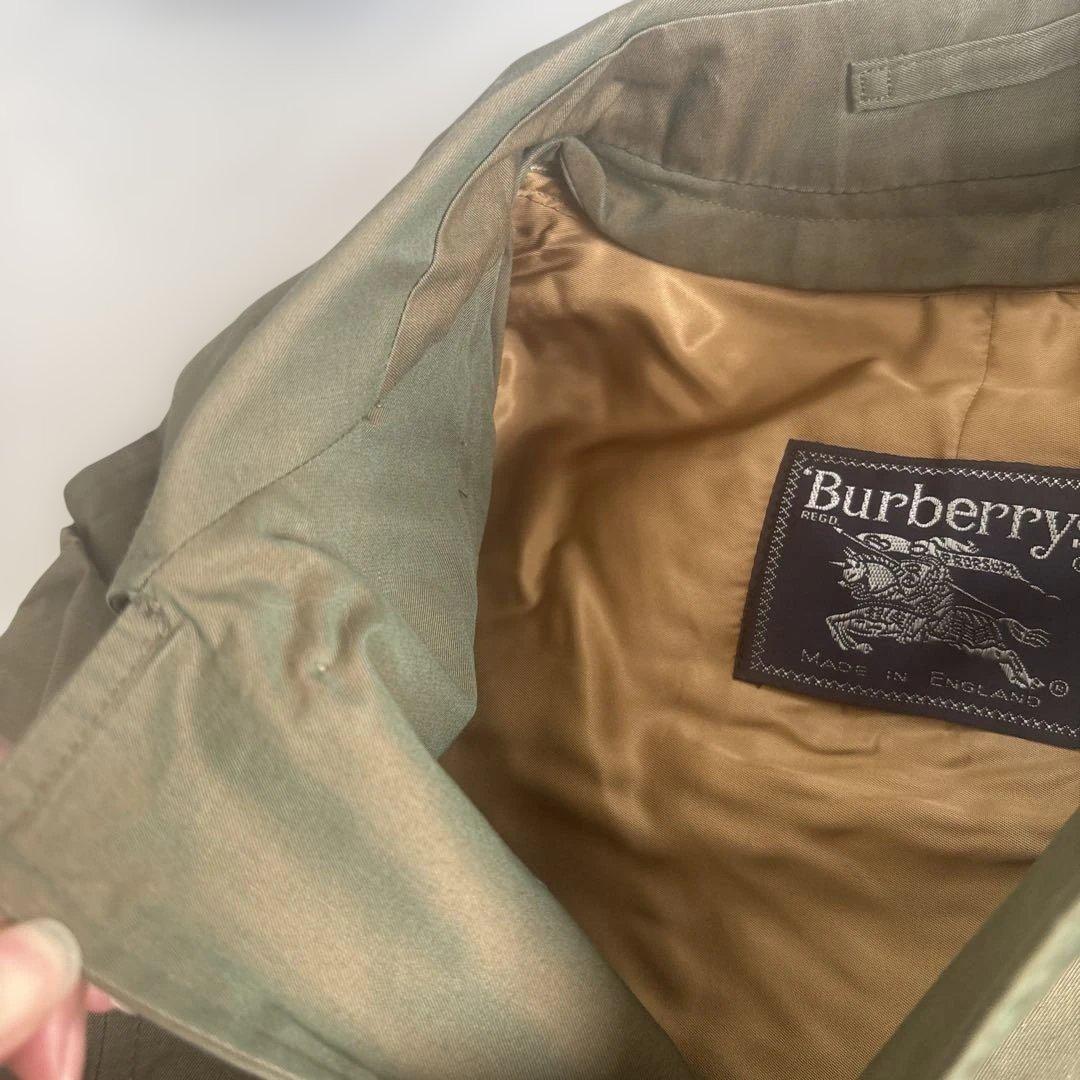 Burberry玉虫色 トレンチコート バーバリー裏地