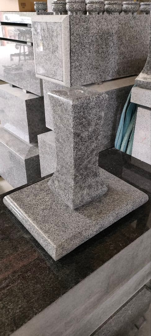 庵治石　一輪挿し④　香川県国内産　インテリア