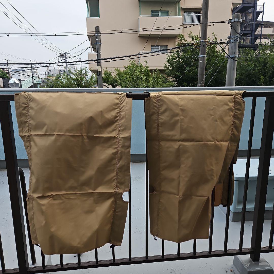 WAQ ベージュ 収納バッグ 2個セット