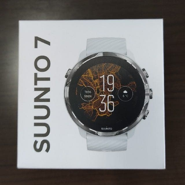 【美品！新品未使用！】SUUNTO7 WHITE BURGUNDY