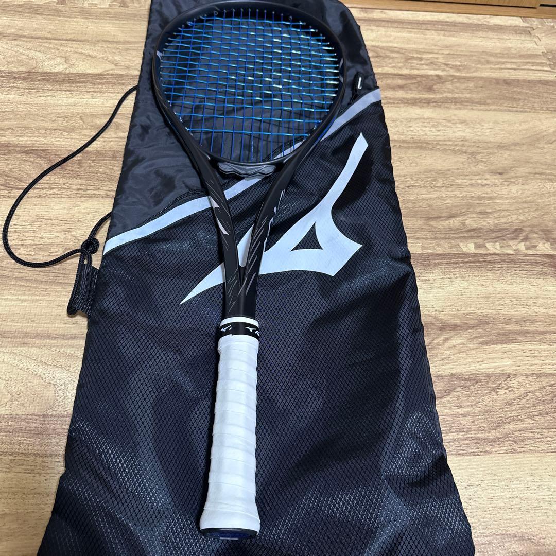 軟式テニスラケット 黒