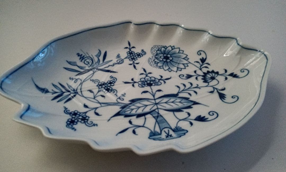 【マイセン】MEISSEN　ブルーオニオン　プレート　25cm