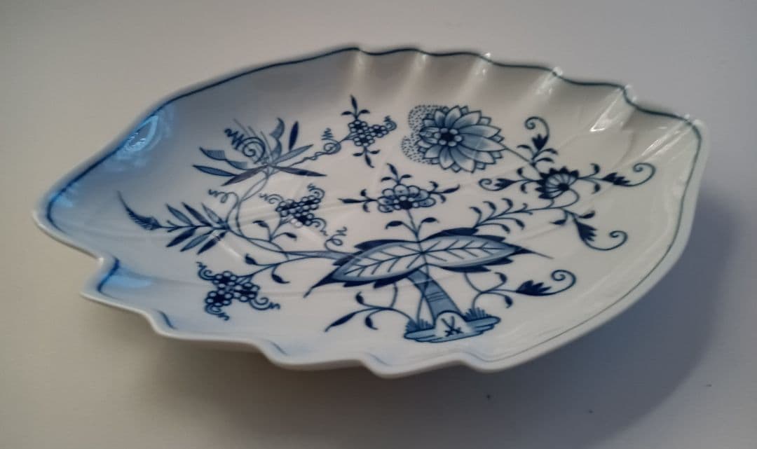 【マイセン】MEISSEN　ブルーオニオン　プレート　25cm