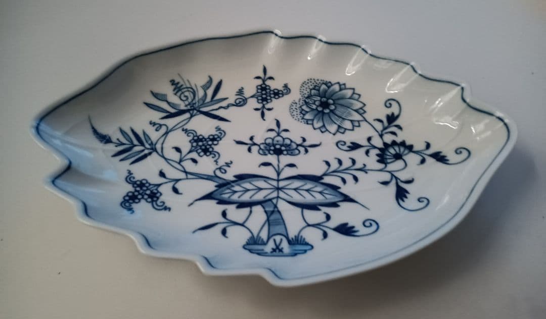 【マイセン】MEISSEN　ブルーオニオン　プレート　25cm