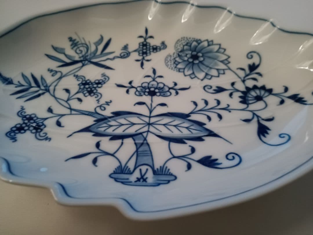 【マイセン】MEISSEN　ブルーオニオン　プレート　25cm