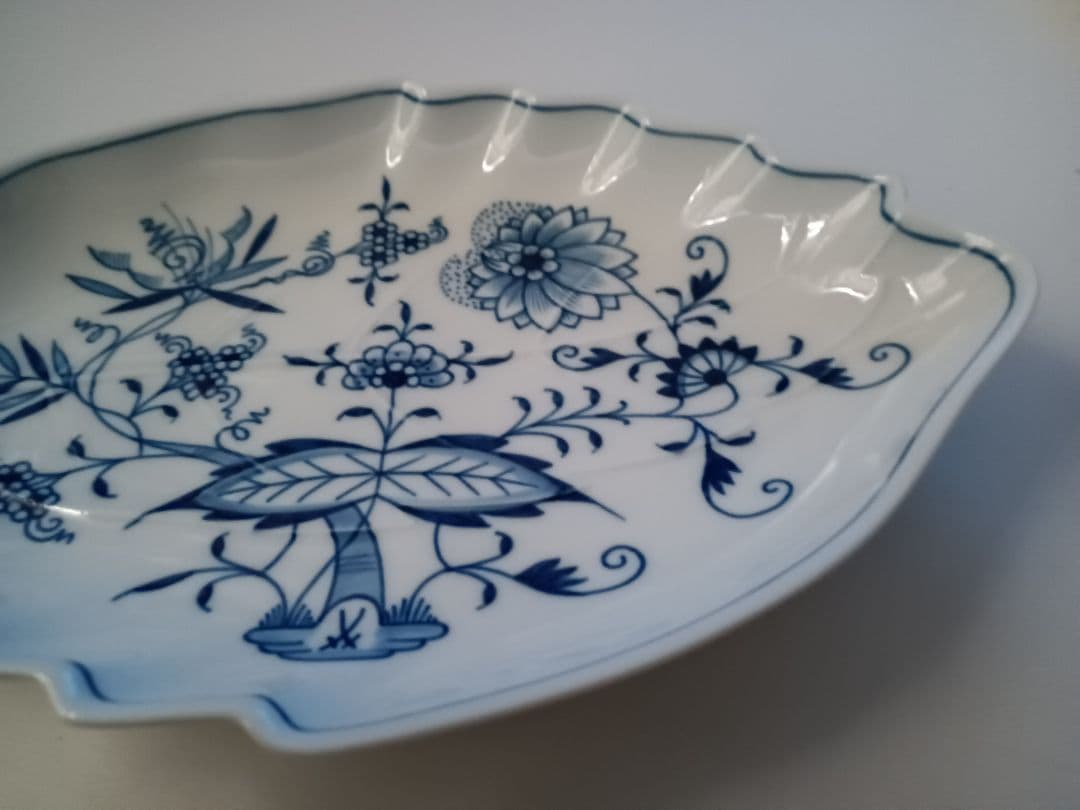 【マイセン】MEISSEN　ブルーオニオン　プレート　25cm