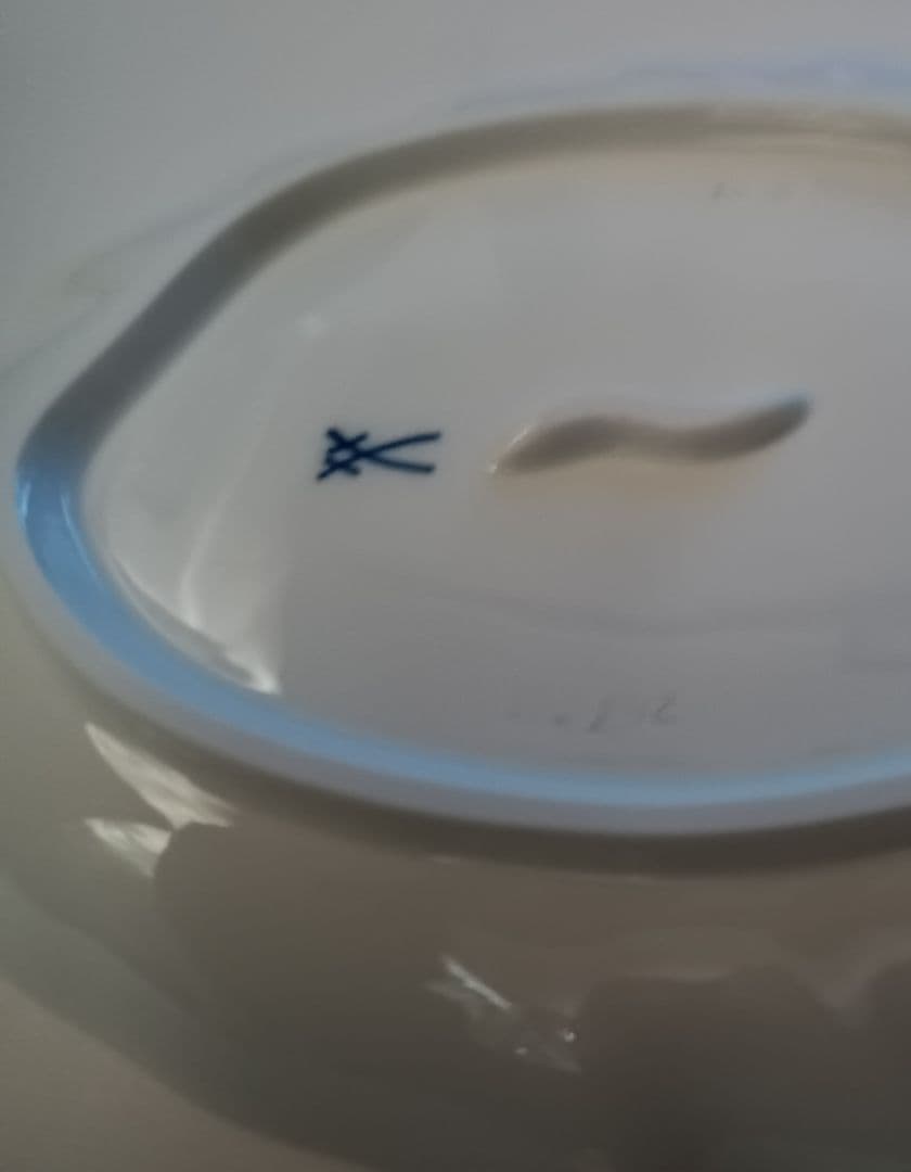 【マイセン】MEISSEN　ブルーオニオン　プレート　25cm